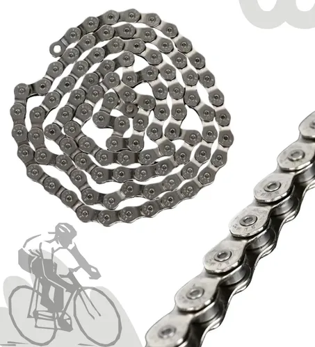 Corrente Half Link Sumc 1 Velocidade 102 Elos Bmx Freeride | Frete