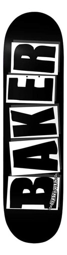 Baker Brand Logo Deck-8.0 Black/white Skateboard Deck B...