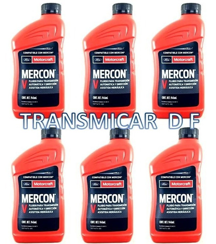 Aceite Mercon V Motorcraft Sintetico Transmision 6 Botella