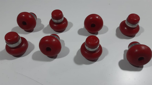 Kit Completo Para Futbolito Perillas Reforzadas Rojo