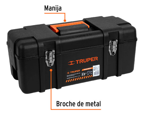 Caja Herramienta Ind. 23'' Truper 11506