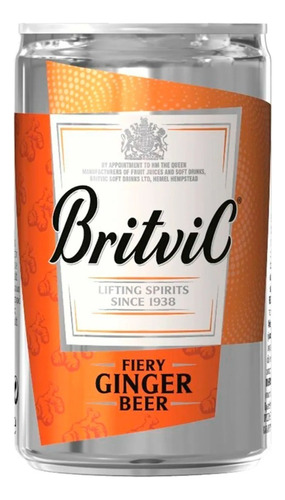 Britvic Ginger Beer Lata 150 Ml X1 Un Importada Reino Unido