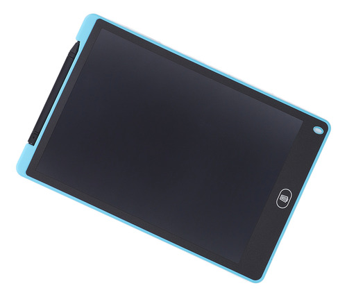 Tableta Electrónica Azul De 12 Pulgadas Con Escritura A Mano