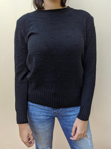 Sweater Importado De Mujer Hook Escote Redondo