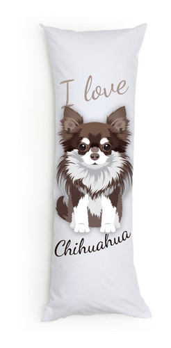 Fronha Travesseiro Corpo Xuxão Estampada Pet - Chihuahua
