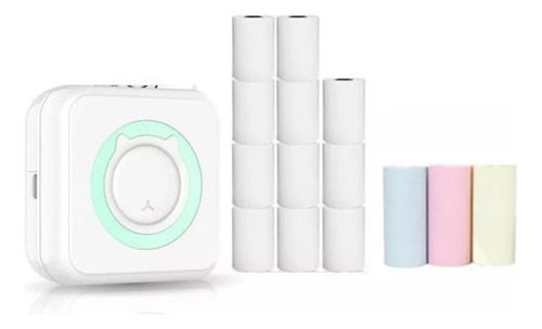 Mini Impresora Térmica Portátil Bluetooth Todo En Uno
