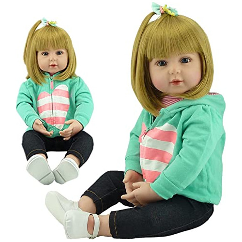 22 Pulgadas Reborn Toddlers Reborn Baby Dolls Girl Real...