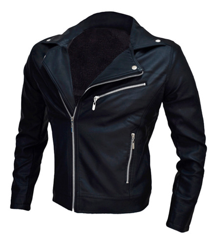 Chaqueta Chamarra Para Hombre En Cuero Sintetico Cuerotex 