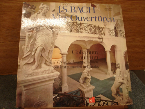 Bach 4 Ouvertüren Collegium Aureum Orig 2 Discos Vinilo Lp