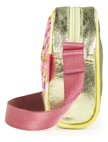 Bolsa Crossbody Cloe Para Niña Lentejuelas Cierre Duradero Color Multicolor