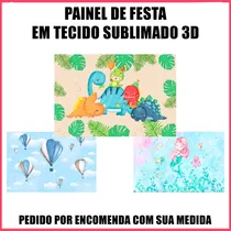 Painel Tecido Sublimado 3d Floresta Encantada 019 4x2,5m