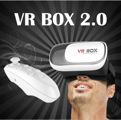 Visor De Realidad Virtual Vr Box 2.0 Con Control Bluethooth
