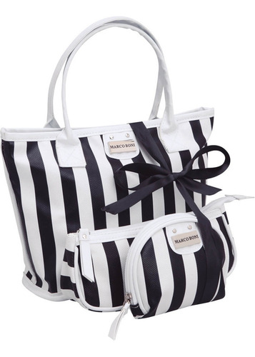 Kit Com 3 Necessaire Black And White Marco Boni