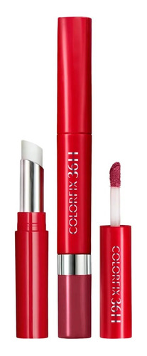 Labial Colorfix Duo Tattoo 36h Esika Color Rosa Chic