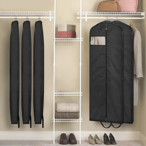 Set De 3 Porta Trajes 60x110 Funda Vestido Saco Ropa Camisa