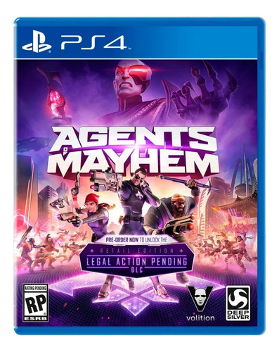 Agents Of Mayhem - Ps4 Físico Original (Usado)