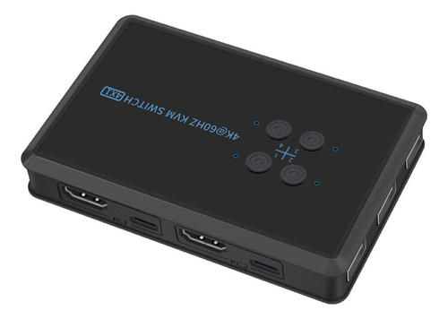Conmutador Kvm Hdmi De 4 Puertos Box Selector De Switch Usb