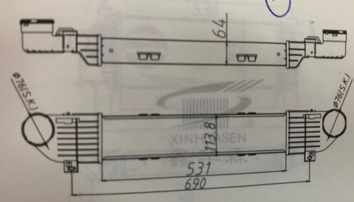 Intercooler Mercedes Benz S350 W220