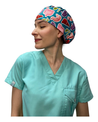 Gorro Quirurgico Diseños Estampados Modelo Para Mujer