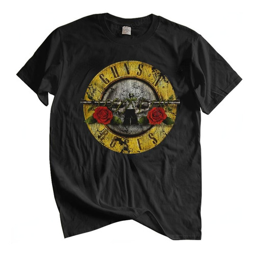 Camiseta Estampada Con El Logo De Guns N Roses Bullet