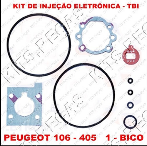 Kit Reparo Injeção Eletronica Tbi Peugeot 106 - 405 1-bico