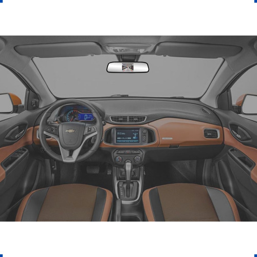 Retrovisor Com Monitor Lcd Visualizar Câmera Ao Dar Ré