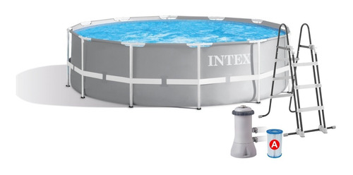 Piscina Estructural Prisma Frame 366 X 99 Cm Intex, Acuarela