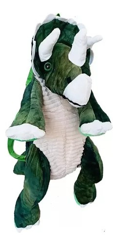 Mochila Peluche Infantil Juvenil Con Textura  Dino  Peluche