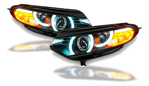 Faros Ecosport Con Tubo De Led 13-16 (precio X Par)*