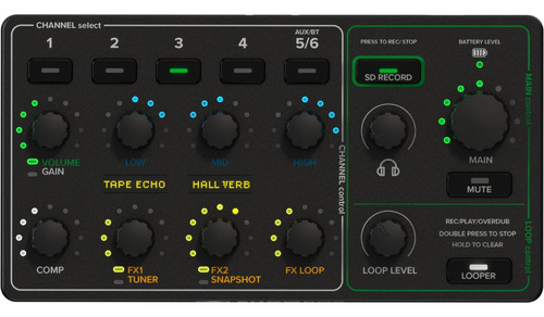 Caixa De Som Ativa Mackie Showbox Bateria E Mixer Integrado