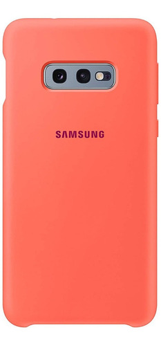 Case Samsung Silicone Cover Para Galaxy S10e Salmon