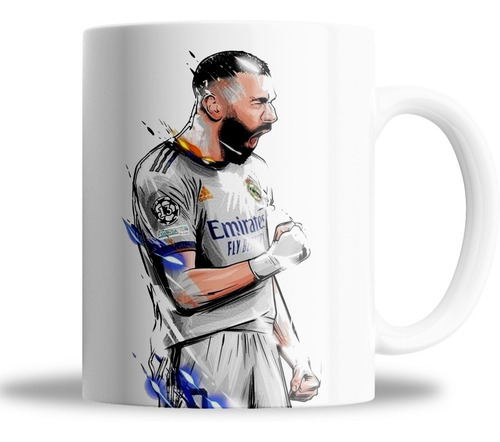 Taza De Cerámica - Karim Benzema -real Madrid