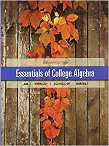 Essentials Of College Algebra With Integrated Review Plus Mm