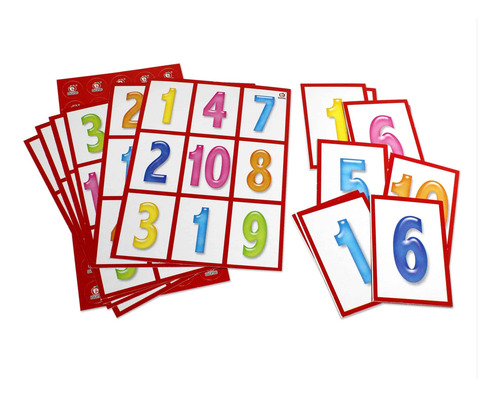 Juego De Mesa: Lotería Arcoíris De Números