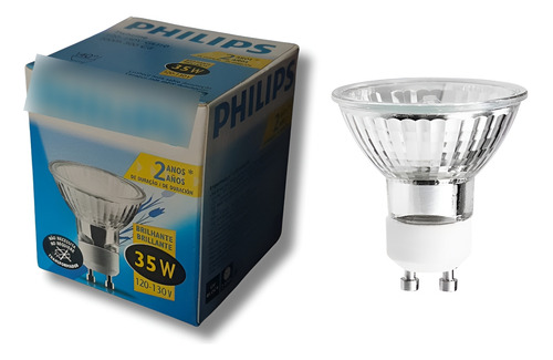Lampada Dicroica Halopar 16 35w 3000k Gu10 Philips