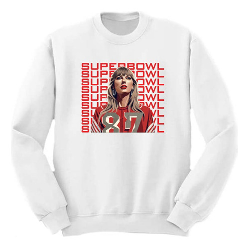 Sudadera Taylor Swift Version Superbowl Swiftie 87 Sb Bowl