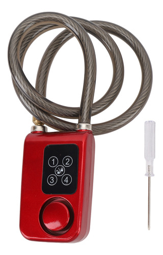 Cadena Antirrobo Con Cerradura Digital Para Motocicleta, Ala