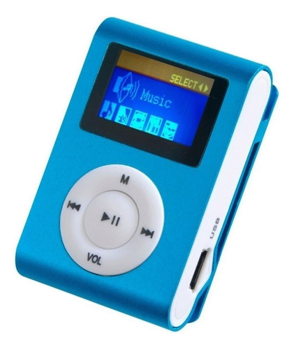 Mp3 Shufle Con Pantalla Lcd Ranura Micro Sd.