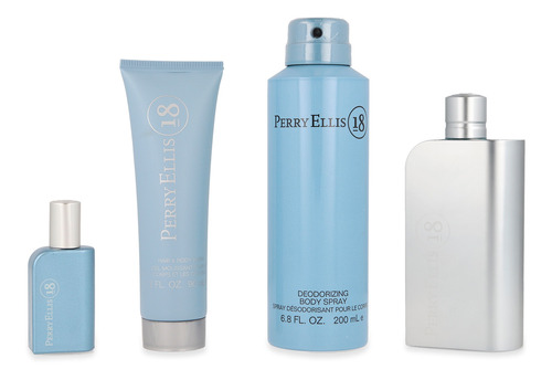 Set Para Caballero Perry Ellis 18 4pzs