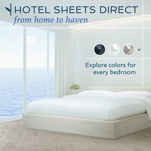 Juego De Sábanas Y Fundas De Almohada Hotel Sheets Direct, 1