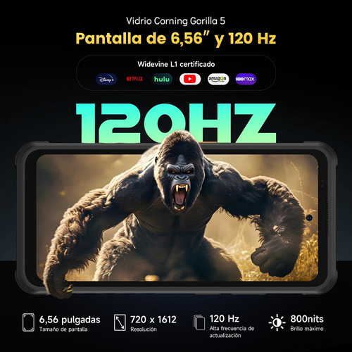Ulefone Armor X31 Pro 5g Dual Sim Teléfono Resistente Android 14 Smartphone 6.56 16gb Ram 256gb Rom Cámara Nocturna 6050mah Nfc Verde