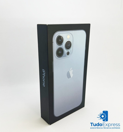 Apple - Caixa iPhone 13 Pro, 256gb, Sierra Blue