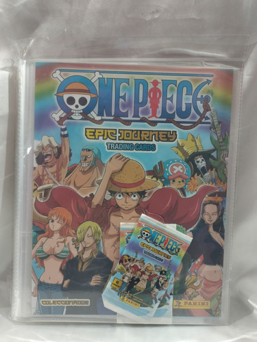 Coleccionador + 2 Sobres De Tarjetas One Piece Epic Juorney 