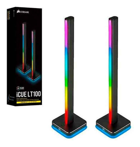 Kit De Inicio De Torres Rgb Corsair Icue Lt100 Cd-9010002-na