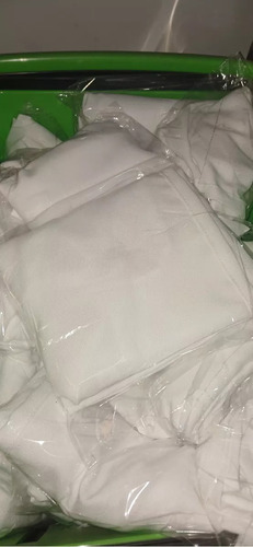 Delantal Carnicero De Tela Microfibra Lavable Blanco Microfibra