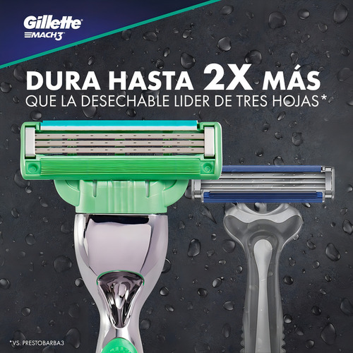 Máquina Para Afeitar Gillette Mach3 Sensitive