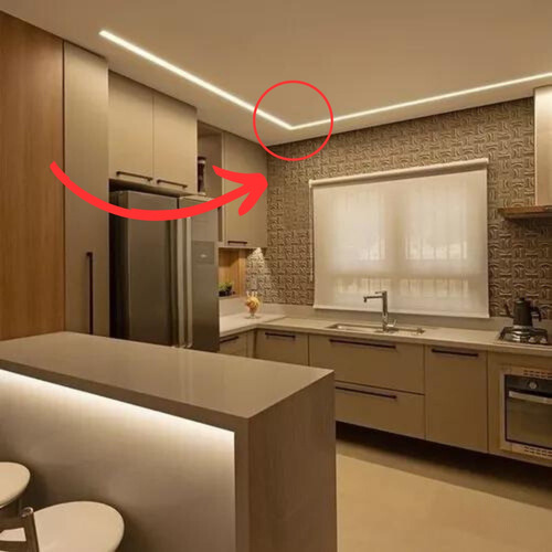 Cantoneira Emenda 45o P/ Perfil De Led Slim Embutir 24mm Branco