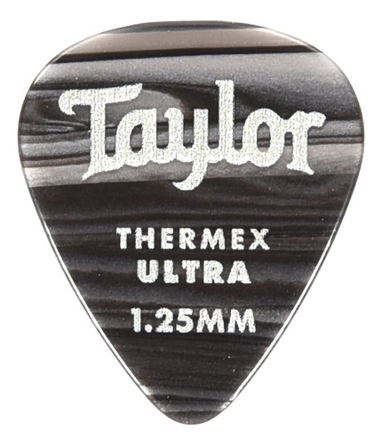 Taylor Premium Darktone 351 Thermex Ultra Picks Negro Onyx 6