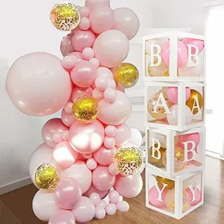 Decoraciones De Baby Shower Para Niña - 44 Piezas De Caja D