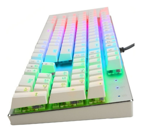 Teclado Gamer Iluminado Rgb Luz Led Full Color Gaming Vr6